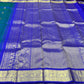 Dual Tone Saree – Peacock Blue & Royal Blue with Grand Zari Pallu