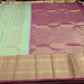Kanjivaram Saree – Mint Green with Magenta Pink Rich Zari Pallu