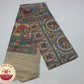 Pure Tussar Ghicha Silk Saree with Madhubani Hand Painting