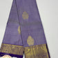 Dual Tone Saree – Lavender Grey & Royal Purple with Rich Zari Pallu