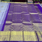 Dual Tone Saree – Lavender Grey & Royal Purple with Rich Zari Pallu