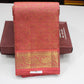 Pure Handloom Kanjivaram Silk Saree | Crimson Pink with Pure Gold Zari  Weaving