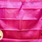 Pure Handloom Kanjivaram Silk Saree | Wine Magenta with Antique Gold Zari Checks