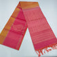 Pure Handloom Dual Tone Soft Silk Saree – Mustard Gold & Candy Pink with Broad Contrast Border