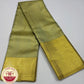 Olive Green Handloom Pure Kanjivaram Silk Saree with Antique Gold Zari Border