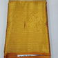 Pure Handloom Kanjivaram Silk Bridal Saree – Champagne Gold with Traditional Mustard Gold Zari