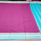 Berry Magenta & Turquoise Blue with Antique Gold Zari