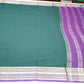 Mysore Silk -Bottle Green & Royal Purple Mysore Semi Silk Saree with Antique Gold Zari