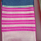 Mysore Silk -Navy Blue & Magenta Pink Mysore Semi Silk Saree with Silver Zari