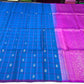 Pure Handloom Soft Silk Saree – Royal Navy Blue with Royal Violet Rich Pallu