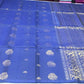 Royal Blue with Antique Gold Zari Floral Pallu | Borderless Elegance