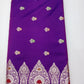 Royal Purple & Yellow Banarasi Mashroo Mina Silk Saree
