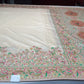 Tussar Semi Silk Floral Heritage Saree – Cream Beige Tussar Semi Silk Saree with Multicolour Floral & Paisley Border