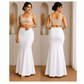 Lycra Saree Shapewear – White