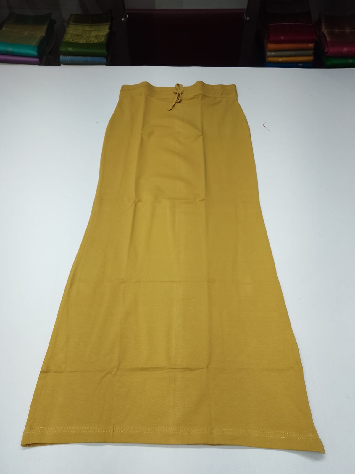 Lycra Saree Shapewear – Mustard Yellow L/XL