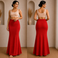 Lycra Saree Shapewear – Red  L/XL