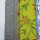 Pure Handloom Silk Pochampally Saree – Sunshine Yellow Floral Ikat with Silver Grey Pallu