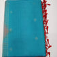 Pure Silk Handloom Soft Silk Big Border Saree – Turquoise Blue & Dusty Rose