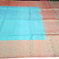 Pure Silk Handloom Soft Silk Big Border Saree – Turquoise Blue & Dusty Rose