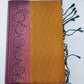 Pure Silk Handloom Softsilk Mustard Gold & Purple Zari Saree