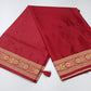 Satin Silk Saree – Deep Wine Maroon with Antique Gold Floral Zari