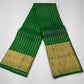 Pure Silk Handloom Kanjivaram Green & Maroon Saree with Rich Zari Border