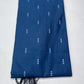 Navy Blue & Silver Grey Cotton Silk Salwar Suit Set