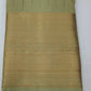 Pure Kanjivaram Handloom Silk Saree in Muted Sage Green with Deep Maroon Pallu and Antique Gold Zari