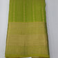 Pure Kanjivaram Handloom Lime Green & Deep Plum Purple Dual-Shade Silk Saree