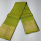 Pure Kanjivaram Handloom Lime Green & Deep Plum Purple Dual-Shade Silk Saree