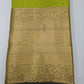 Pure Kanjivaram Handloom Parrot Green & Navy Blue Silk Saree
