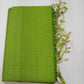 Pure Handloom Soft Silk Dual Shade Saree – Lime Green & Parrot Green with Silver Zari