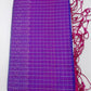 Pure Handloom Soft Silk Saree in Rich Purple & Magenta with Silver Zari