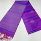 Pure Handloom Soft Silk Saree in Rich Purple & Magenta with Silver Zari