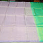 Pure Handloom Soft Silk Pastel Lavender & Turquoise Blue-Green Saree