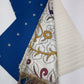 Royal Blue Cotton Silk Unstitched Salwar Suit with Kalamkari Dupatta