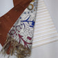 Rust Brown Cotton Silk Unstitched Salwar Suit with Kalamkari Dupatta