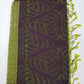 Pure Handloom Soft Silk Saree – Deep Plum Purple with Parrot Green Pallu