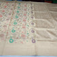 Cotton Silk Multicolour Floral Zari Saree