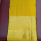Pure Handloom Kanjivaram Dual Shade Silk Saree – Haldi Yellow & Golden Mustard with Antique Gold Zari