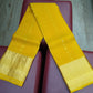 Pure Handloom Kanjivaram Dual Shade Silk Saree – Haldi Yellow & Golden Mustard with Antique Gold Zari