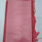 Pure Handloom Soft Silk Borderless Saree in Dual-Tone Pink with Gold Woven Motifs