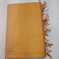 Pure Handloom Soft Silk Saree in Peach Gold with Rich Golden Zari Pallu