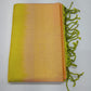Pure Handloom Soft Silk Saree in Peach with Lime Green Border and Pallu