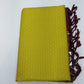 Pure Handloom Soft Silk Saree in Yellow-Green with Wine Maroon Zari Pallu