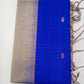 Pure Handloom Soft Silk Saree – Royal Blue with Silver-Taupe Zari Pallu