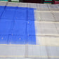 Pure Handloom Soft Silk Saree – Royal Blue with Silver-Taupe Zari Pallu